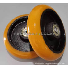 shuntong wholesale Industrial heavy duty  Wheel PU Iron core caster wheels